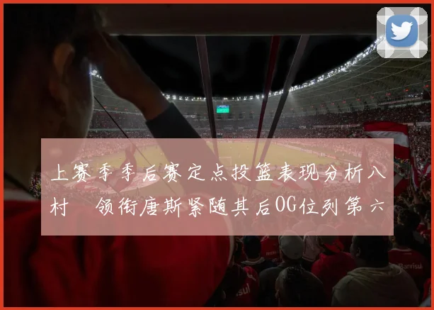 上赛季季后赛定点投篮表现分析八村塁领衔唐斯紧随其后OG位列第六